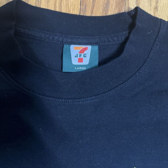 Joe Fresh Goods 7-Eleven T-Shirt Size Large Men Black Long Sleeve Rare - Picture 4 of 10
